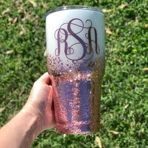Custom Glitter Tumblers